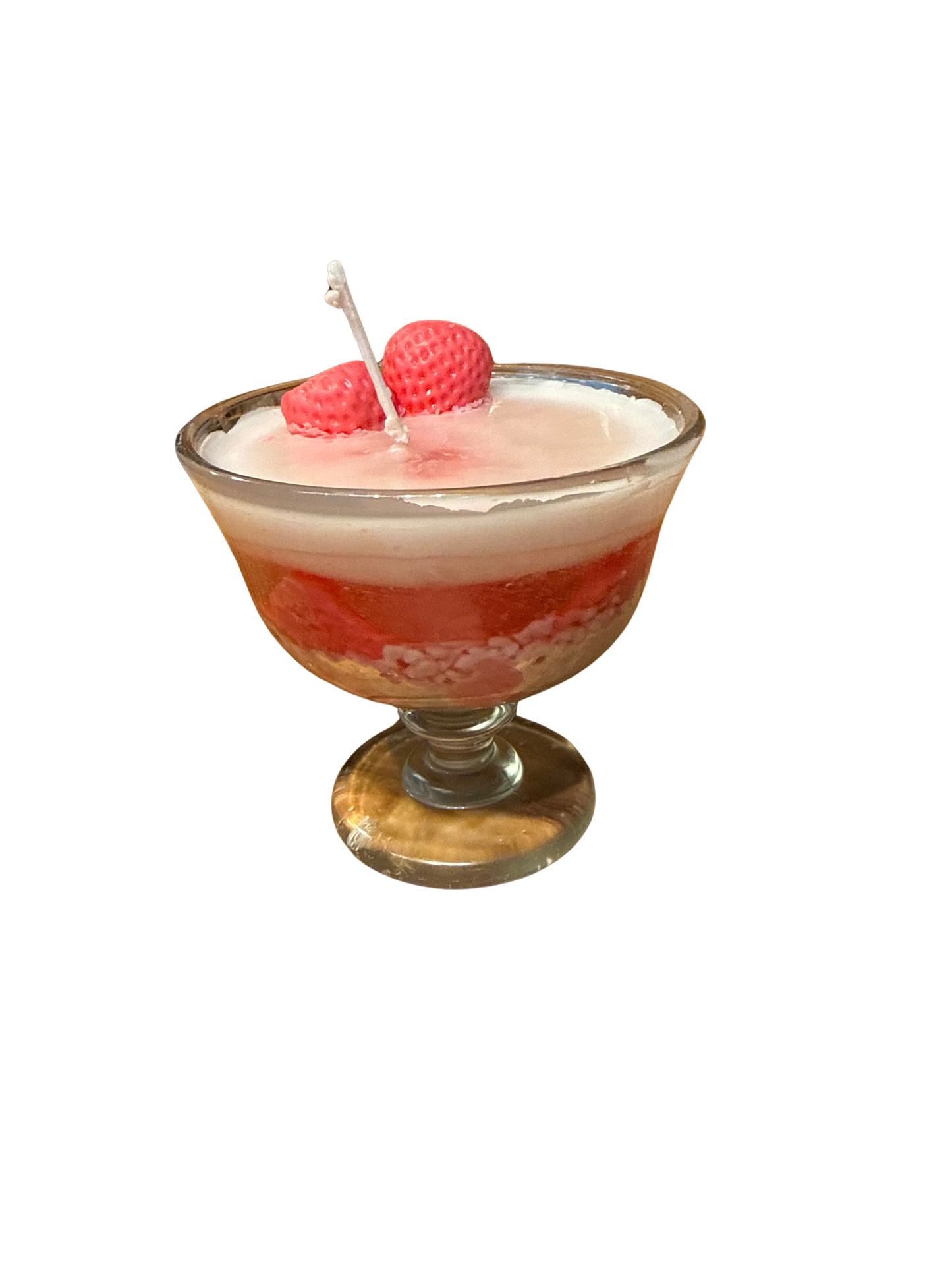 Strawberry cheesecake candle