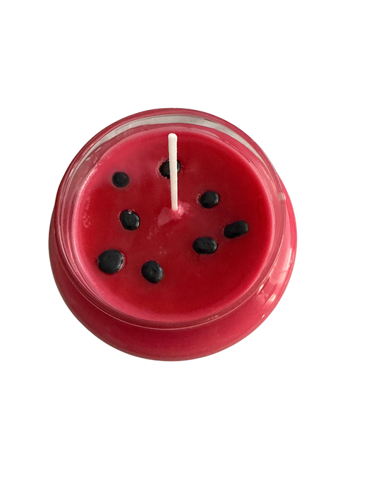 Watermelon scented candle