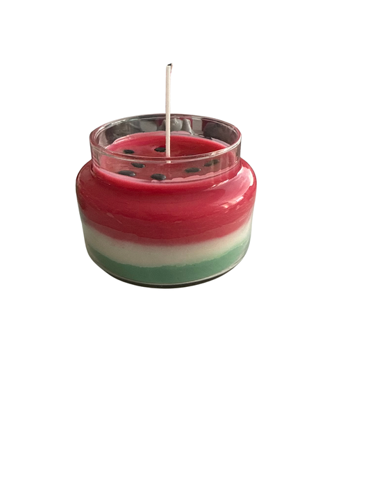 Watermelon scented candle
