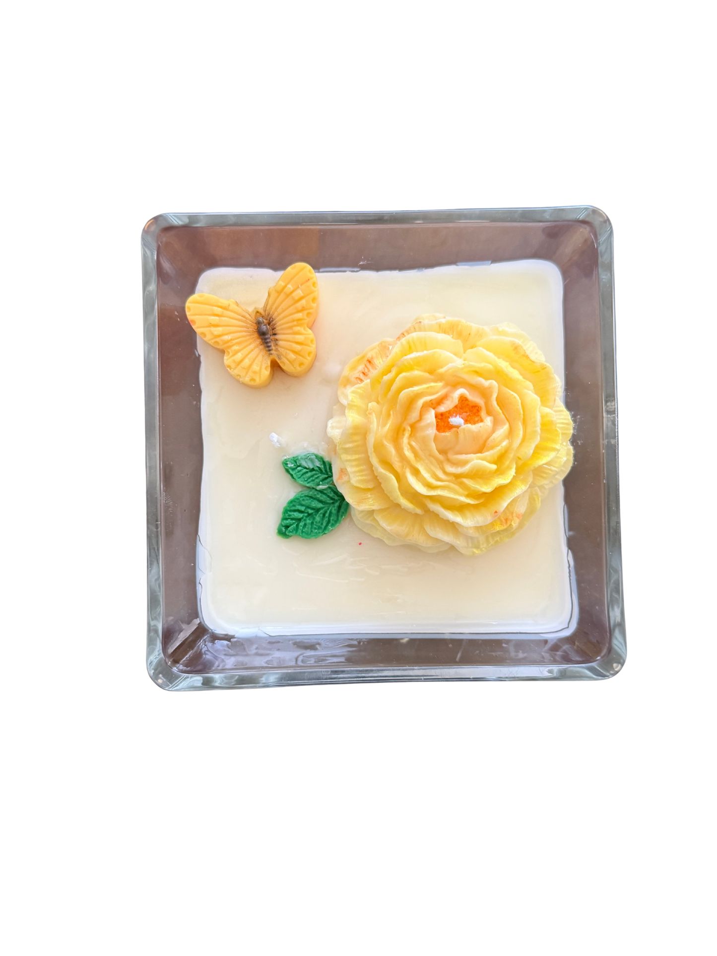 Yellow Lotus scented candle