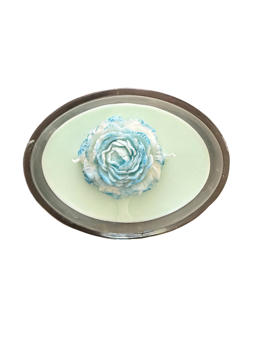 Blue tranquility scented candle